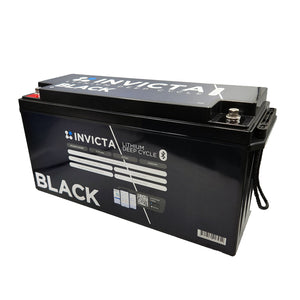 Invicta Black 12V200Ah Battery with Bluetooth