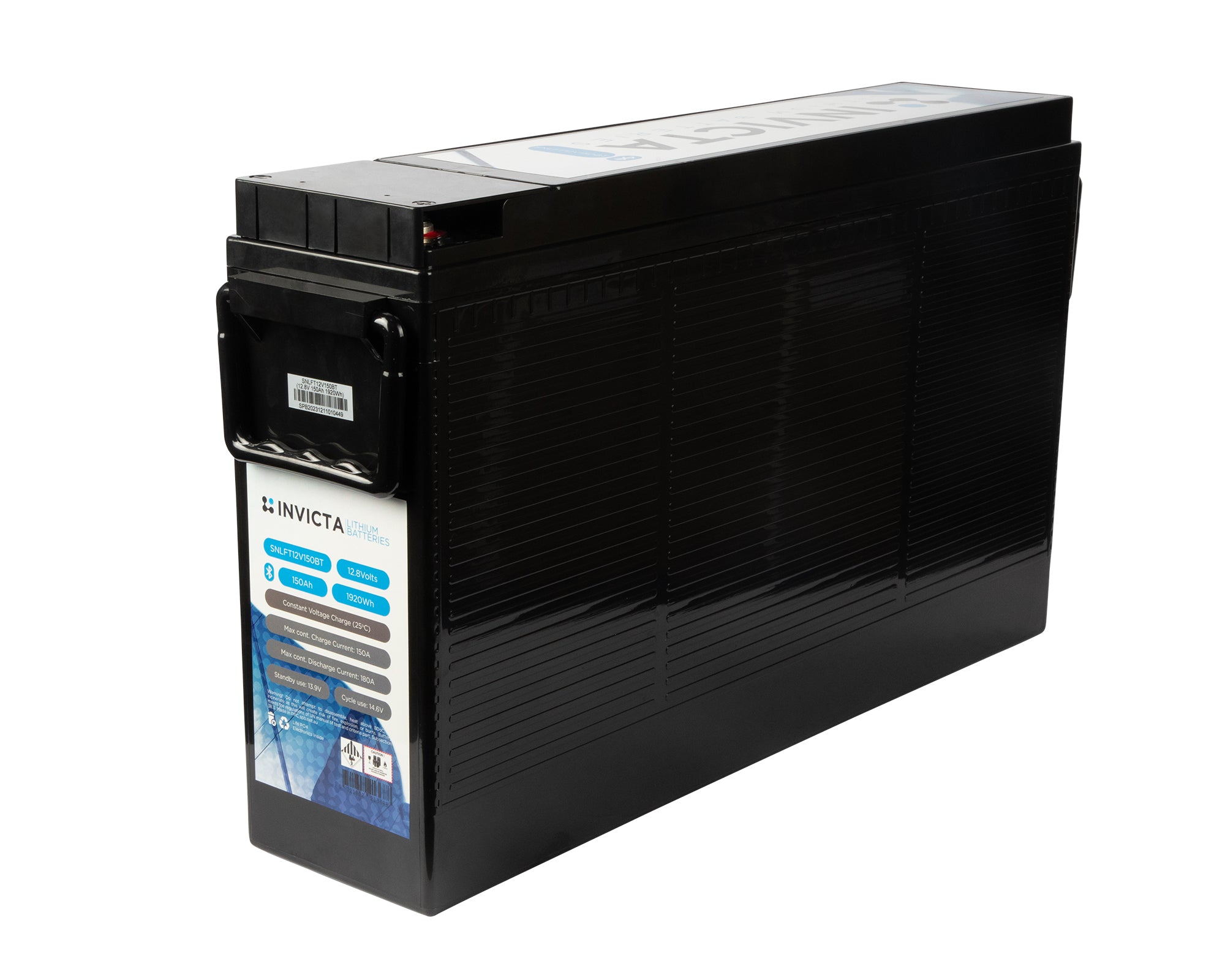 Invicta Lithium 12V 150Ah Slimline Battery with Bluetooth