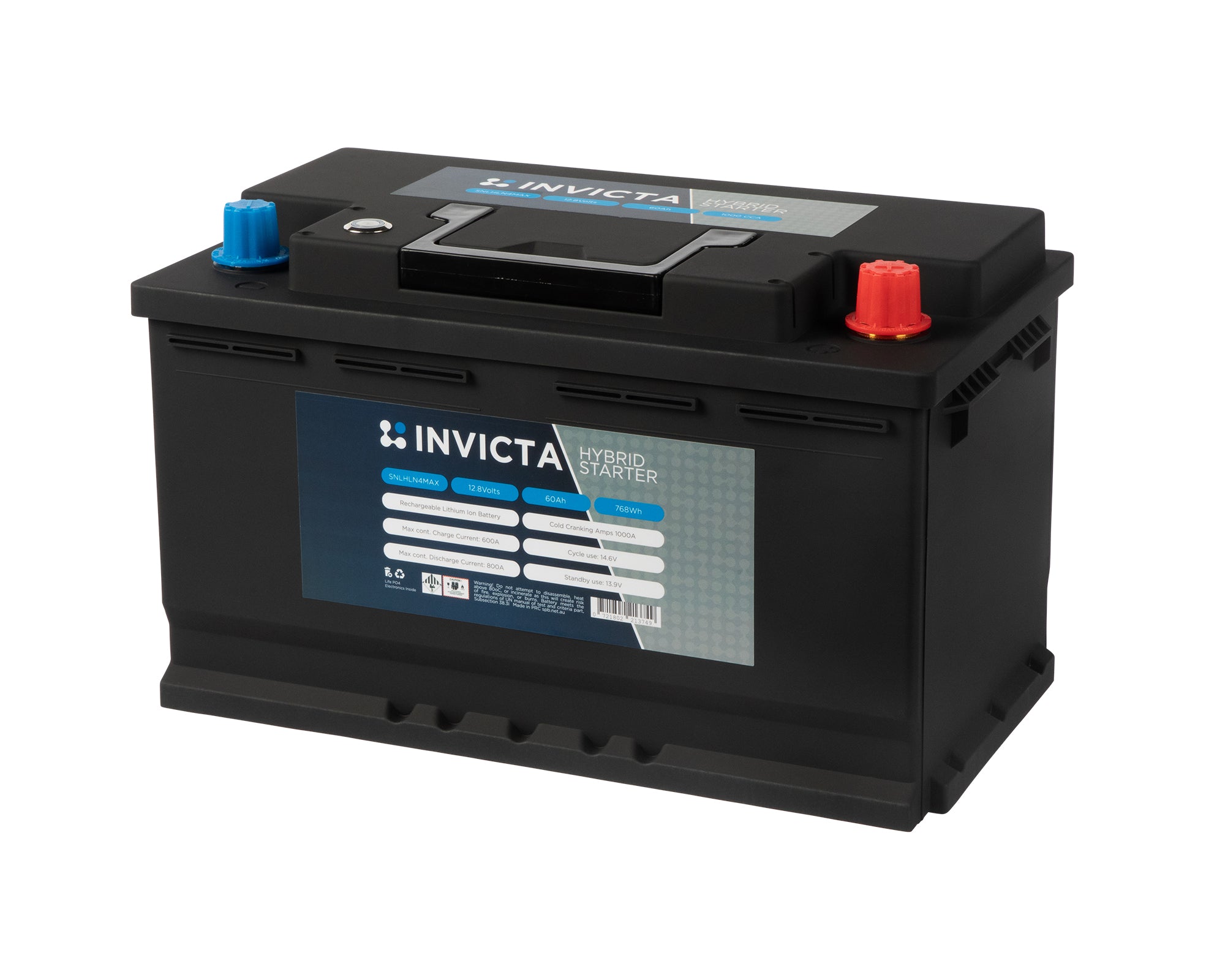 Invicta Hybrid Lithium Battery LN4 MAX 12V 60Ah 1000CCA