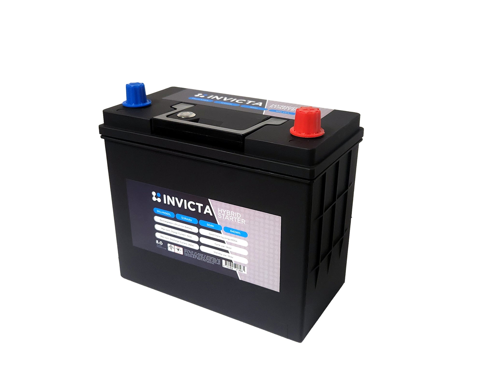 Invicta Hybrid Lithium Battery NS60L 12V 50Ah 800CCA