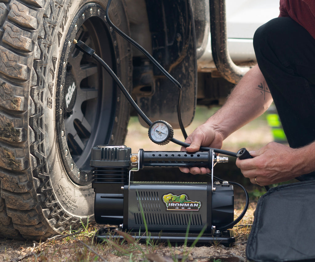 Portable 12v Air Compressors & Tyre Accessories Ironman 4x4 IRONMAN
