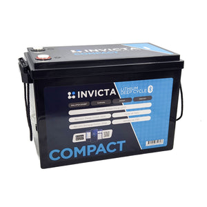 Invicta 12V 200Ah Compact Lithium Battery w/Bluetooth