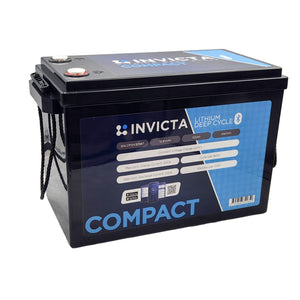 Invicta 12V 325Ah Compact Lithium Battery w/Bluetooth