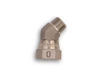 45° Braided Air Hose Fitting, 1/4"