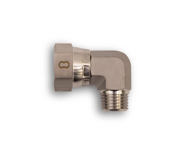 90° Braided Air Hose Fitting, 1/4"