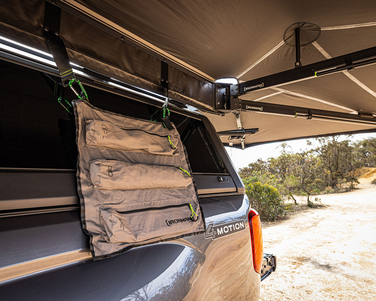 Deltawing 270° XL Awning (LHS, Unsupported) – IRONMAN 4X4 Australia