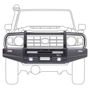 toyota 79 series landcruiser bull bar commercial fleet single cab