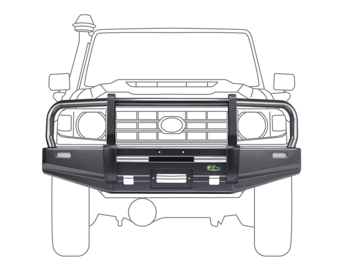 Commercial Bull Bar for Toyota LandCruiser 79 Series (16-24) | BBC019SC ...
