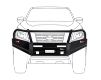 nissan np300 navara bull bar commercial fleet series 4