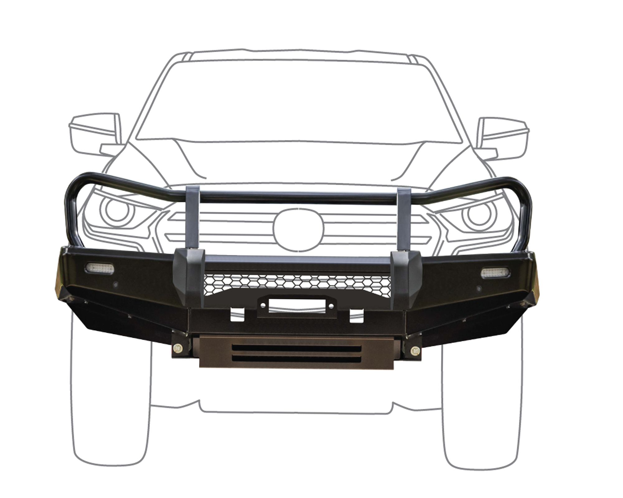 mazda bt50 bull bar commercial fleet 2020on