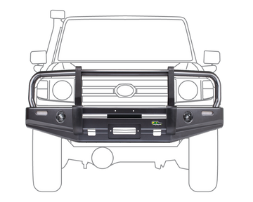 Bbp019a Deluxe Bull Bar for Toyota 79 Series (1998-2007) – IRONMAN 4X4 Australia