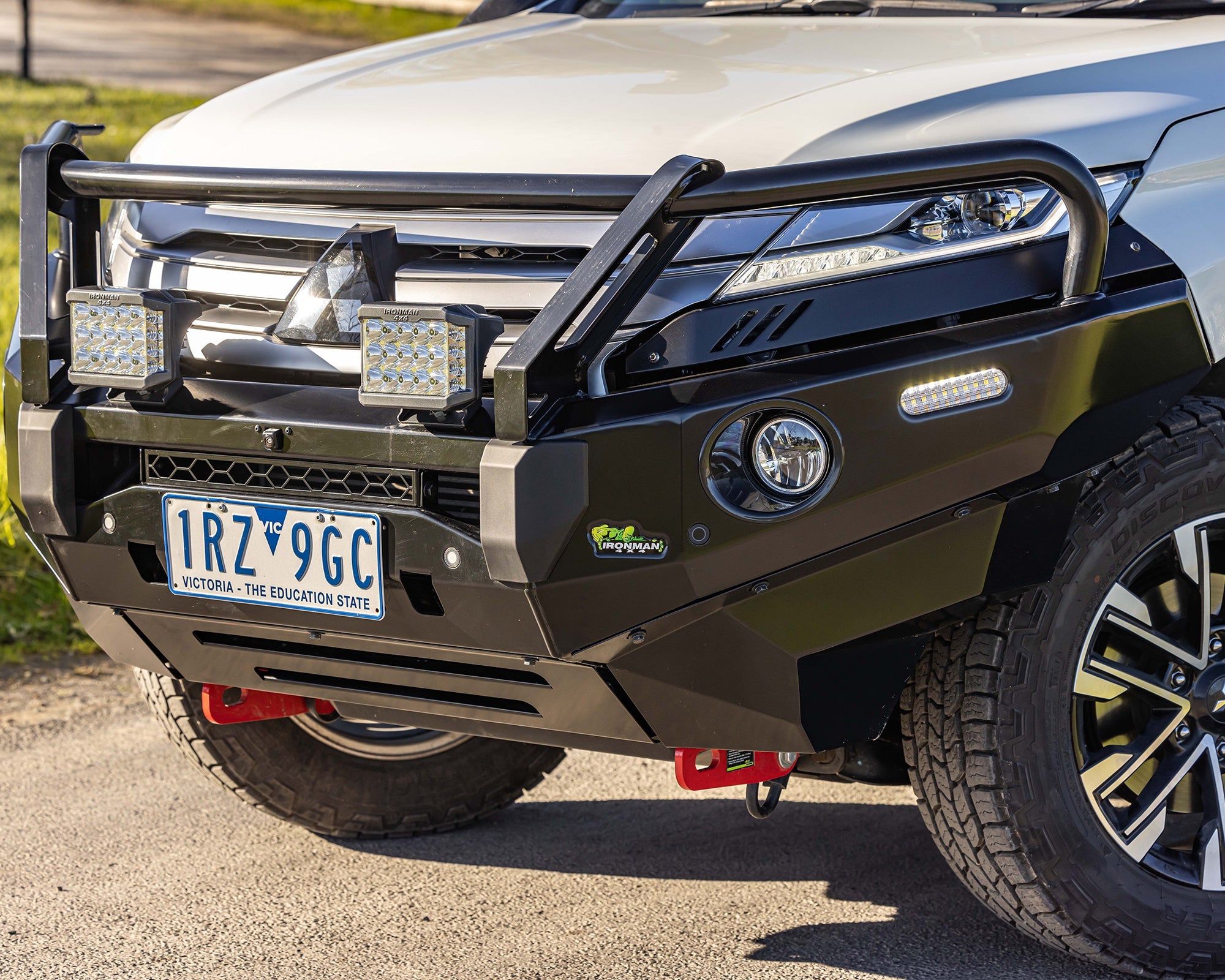Car Bumper Bully Deluxe Bull Bar for Mitsubishi Pajero Sport (2020+) – IRONMAN 4X4 Australia