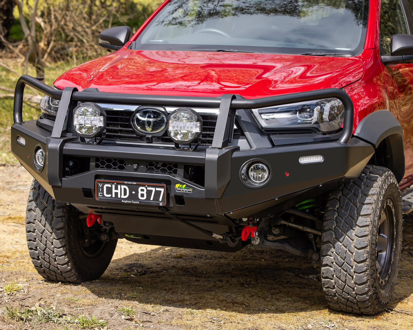 Deluxe Bull Bar for Toyota HiLux Rogue – IRONMAN 4X4 Australia