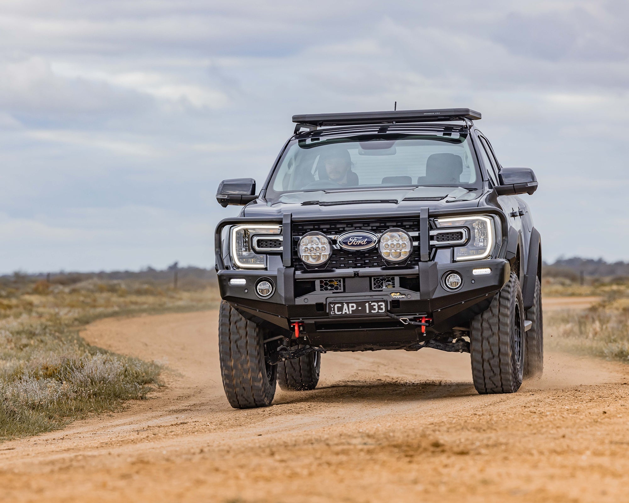 Deluxe Bull Bar for Ford Ranger Next-Gen – IRONMAN 4X4 Australia