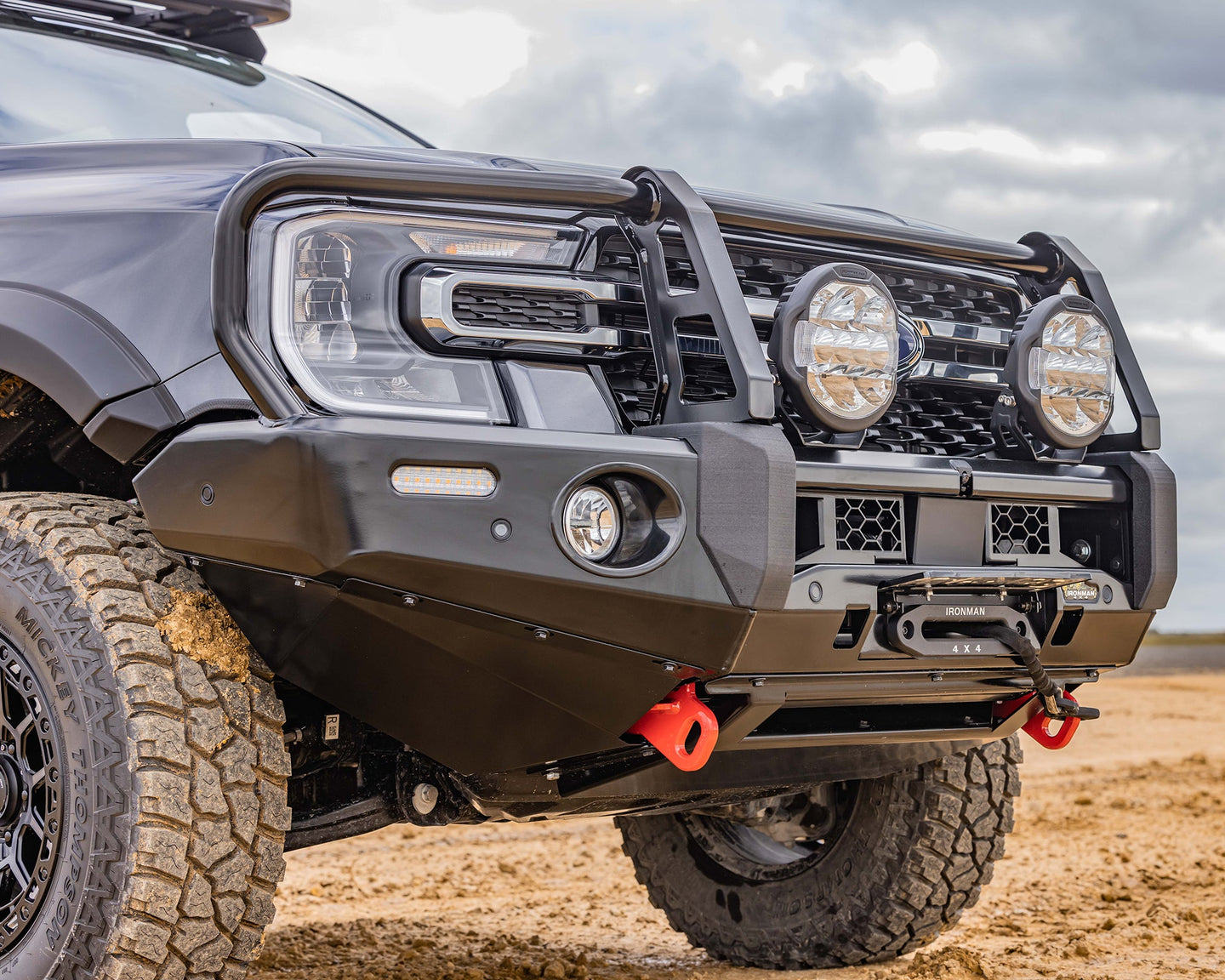 Deluxe Bull Bar for NextGen Ford Ranger, PY IRONMAN 4X4 Australia
