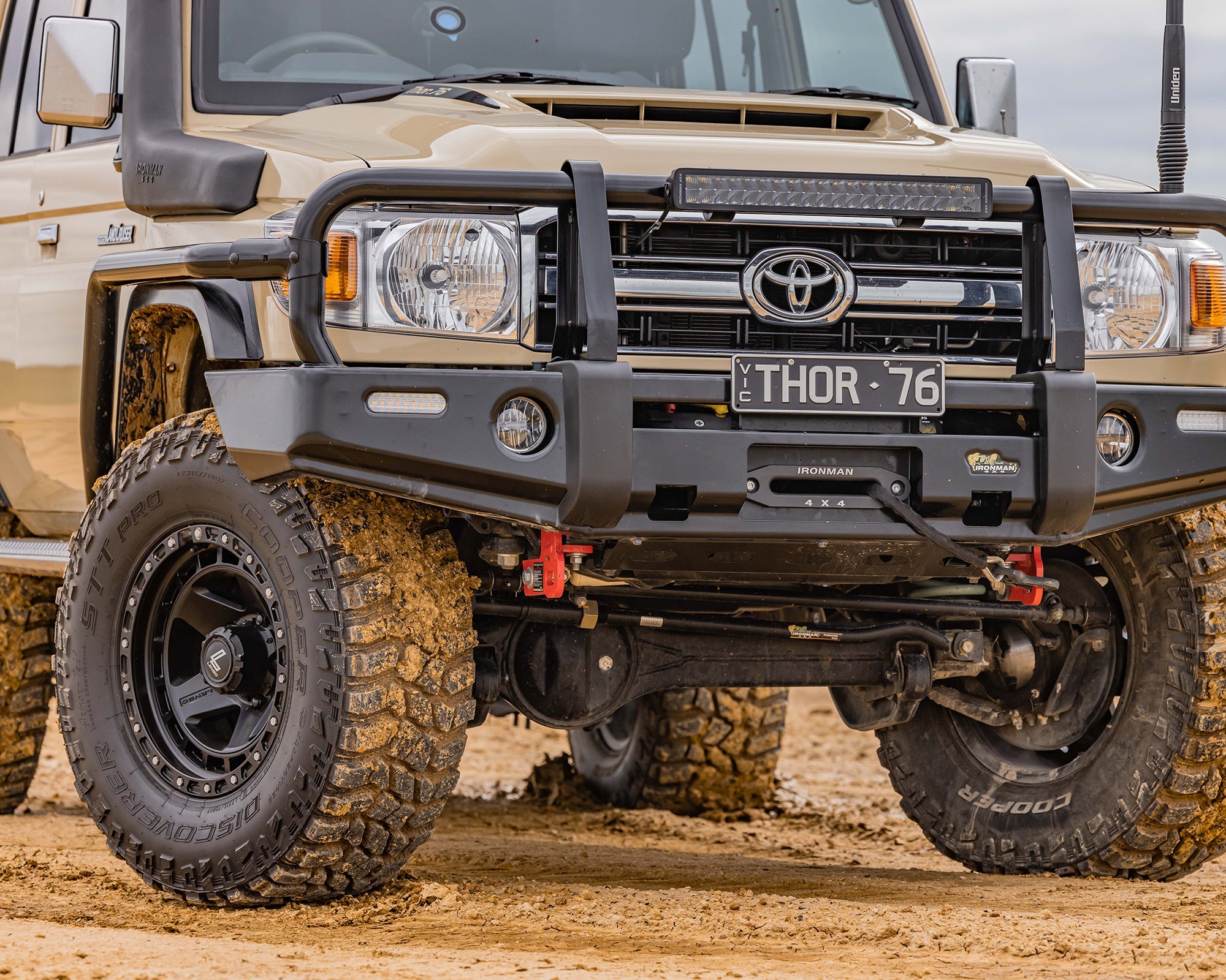 toyota 79 series landcruiser bull bar premium single cab