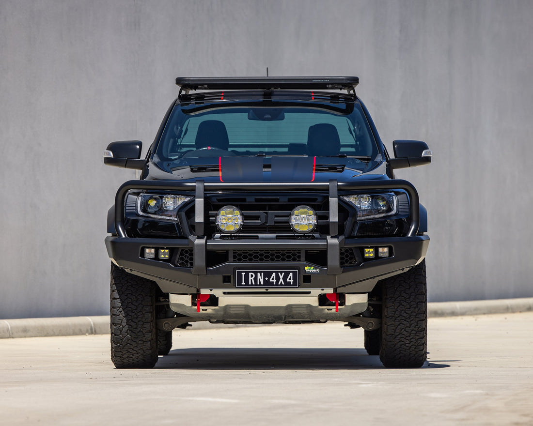 Px Ranger Raptor Front Bar APEX Bull Bar for PX3 Ford Ranger Raptor – IRONMAN 4X4 Australia