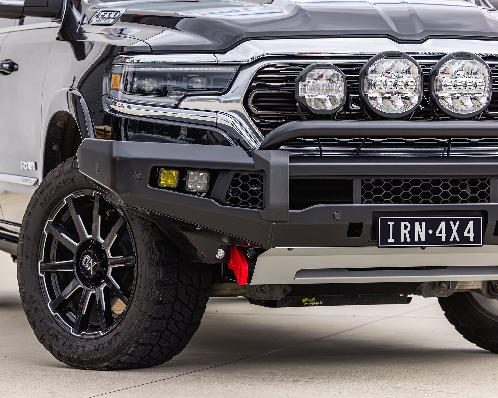 APEX Bull Bar (Single Loop) for Ram 1500 DT 2018+ – IRONMAN 4X4 Australia