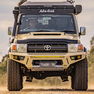 toyota 79 series landcruiser no hoop bull bar raid