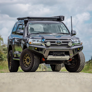 toyota 200 series landcruiser no hoop bull bar raid