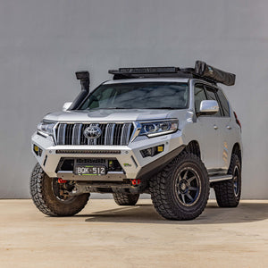 toyota 150 series prado landcruiser no hoop bull bar raid