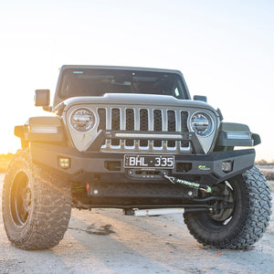 jeep jl wrangler jt gladiator no hoop bull bar raid