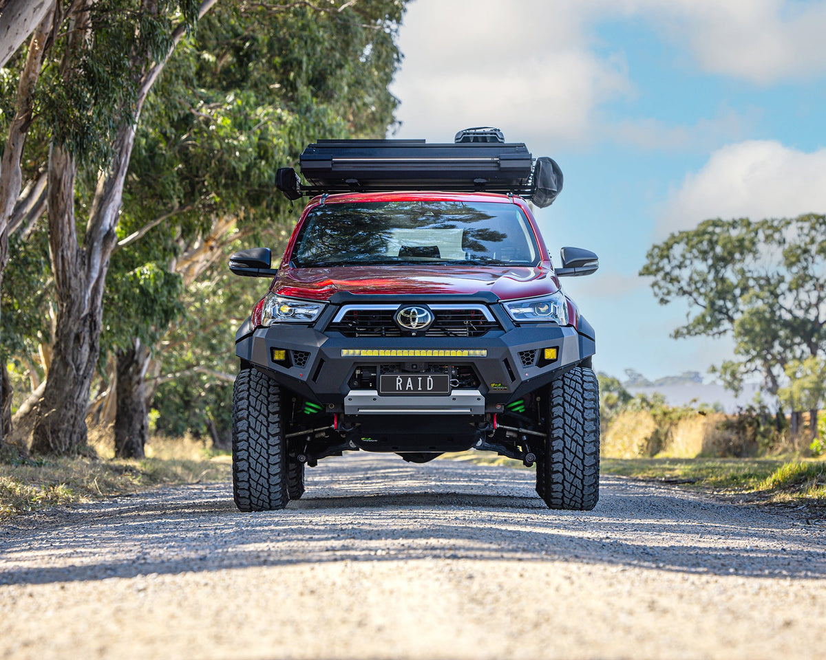 Raid Bar for Toyota HiLux Rogue with Light Kit – IRONMAN 4X4 Australia