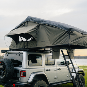 Cross_1200_Soft_Shell_Rooftop_Tent_-_Rear_Right_Three_Quarter_View_Open_-_IRONMAN_4X4