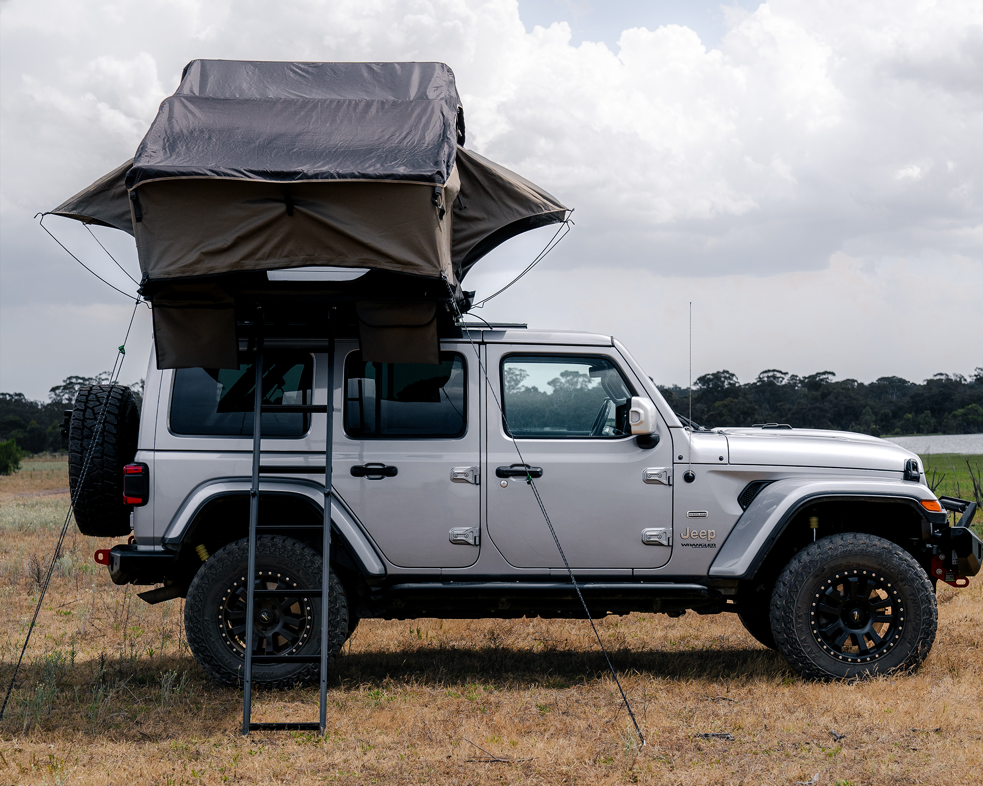 Cross_1200_Soft_Shell_Rooftop_Tent_-_Right_Side_View_Open_-_IRONMAN_4X4