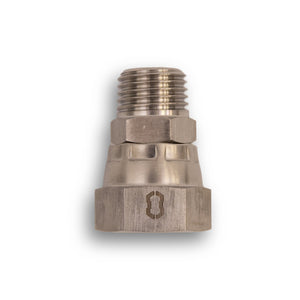 Straight Braided Air Hose Fitting, 1/4"