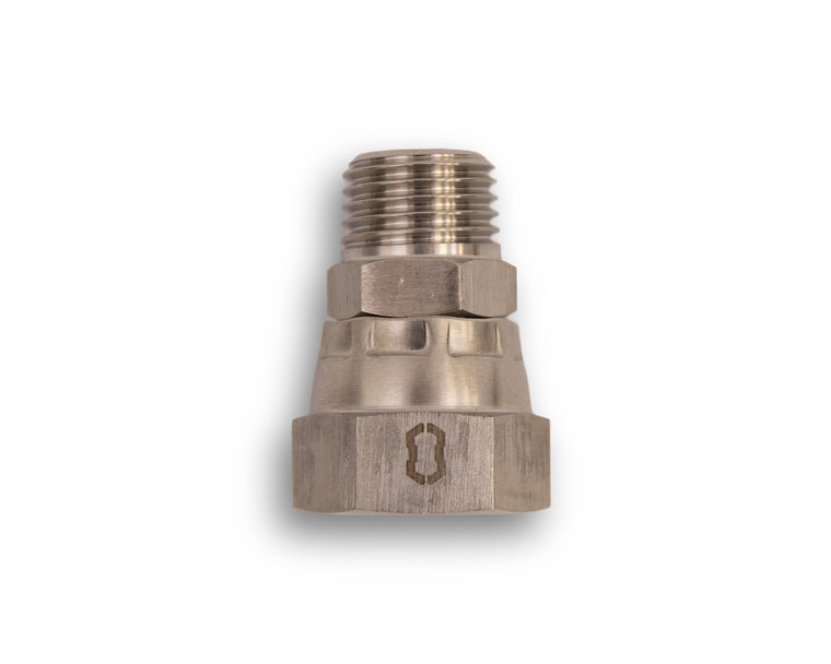 Straight Braided Air Hose Fitting, 1/4"