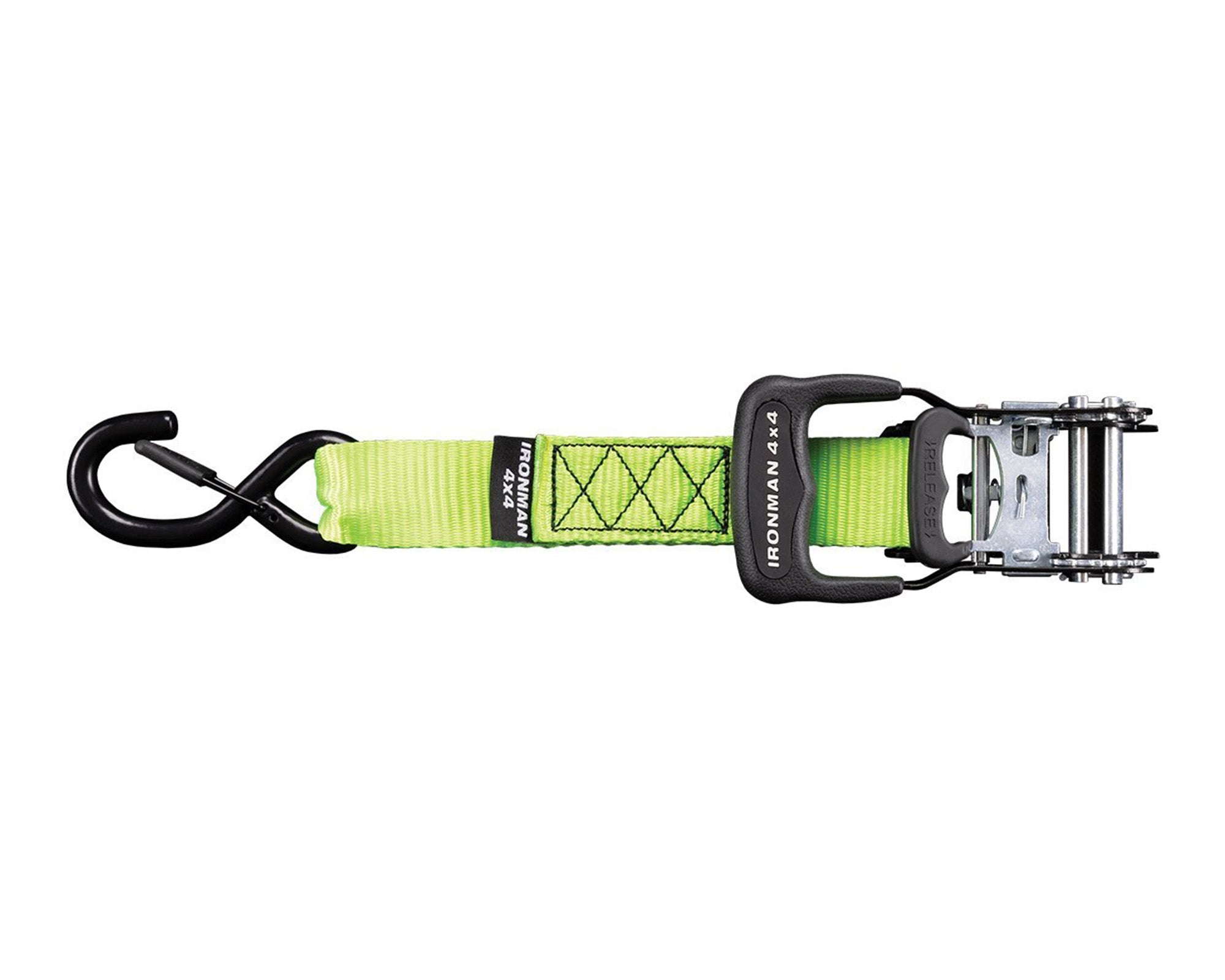 Ratchet Tie Down Kit (38mm X 3.6m, X2)