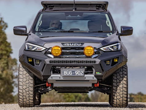 Mux Rear Protection Bar Bull Bars & Accessories for Isuzu MU-X 2021+ – IRONMAN 4X4 Australia
