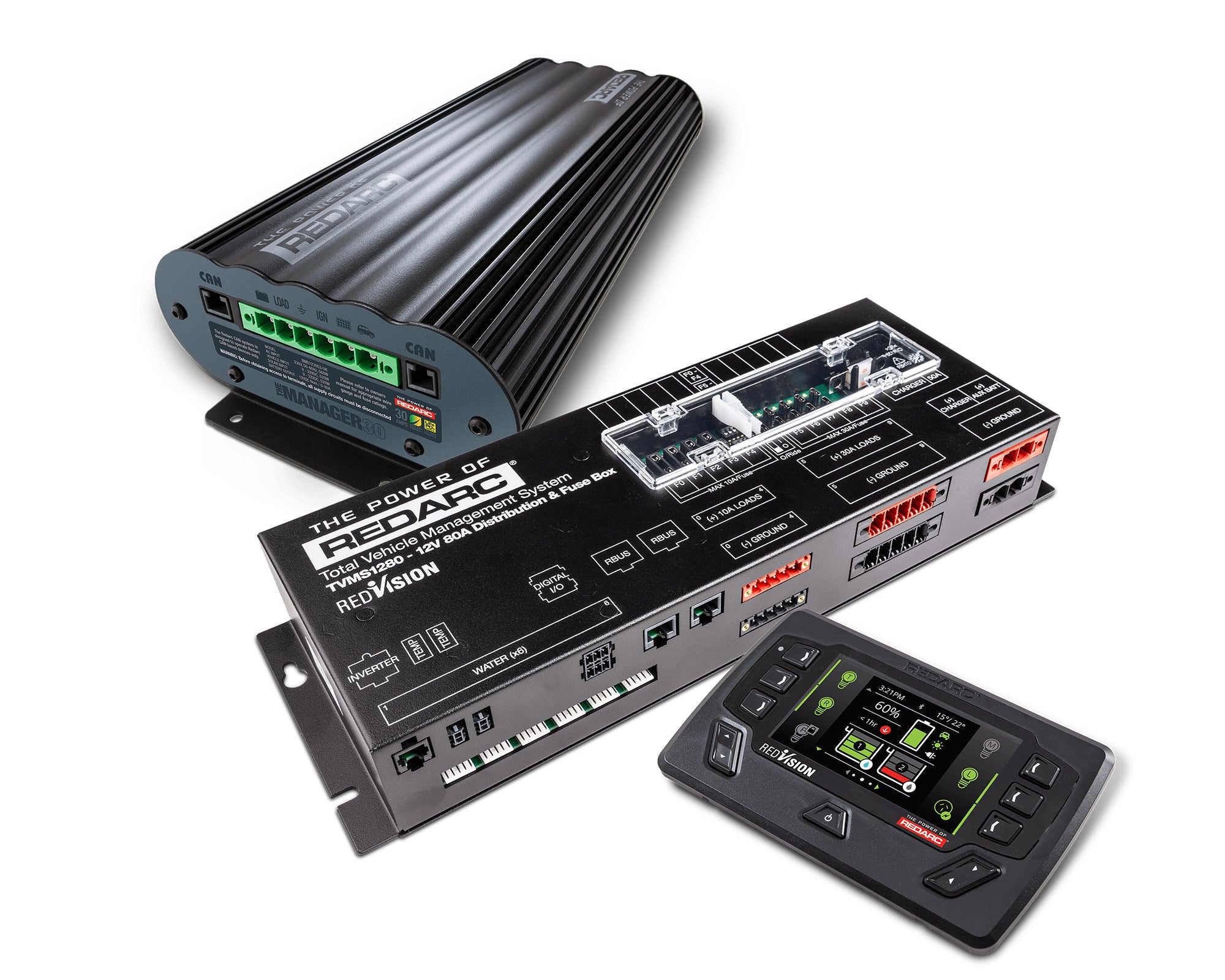 REDARC The Manager30 with RedVision Display Battery Management System 12V/24V