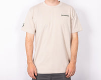 Mens IRONMAN 4X4 Spine Tee - Bone (S)