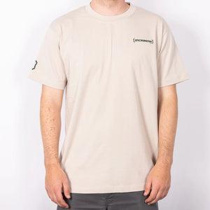 Mens Spine Tee (Bone)
