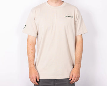 Mens Spine Tee (Bone)