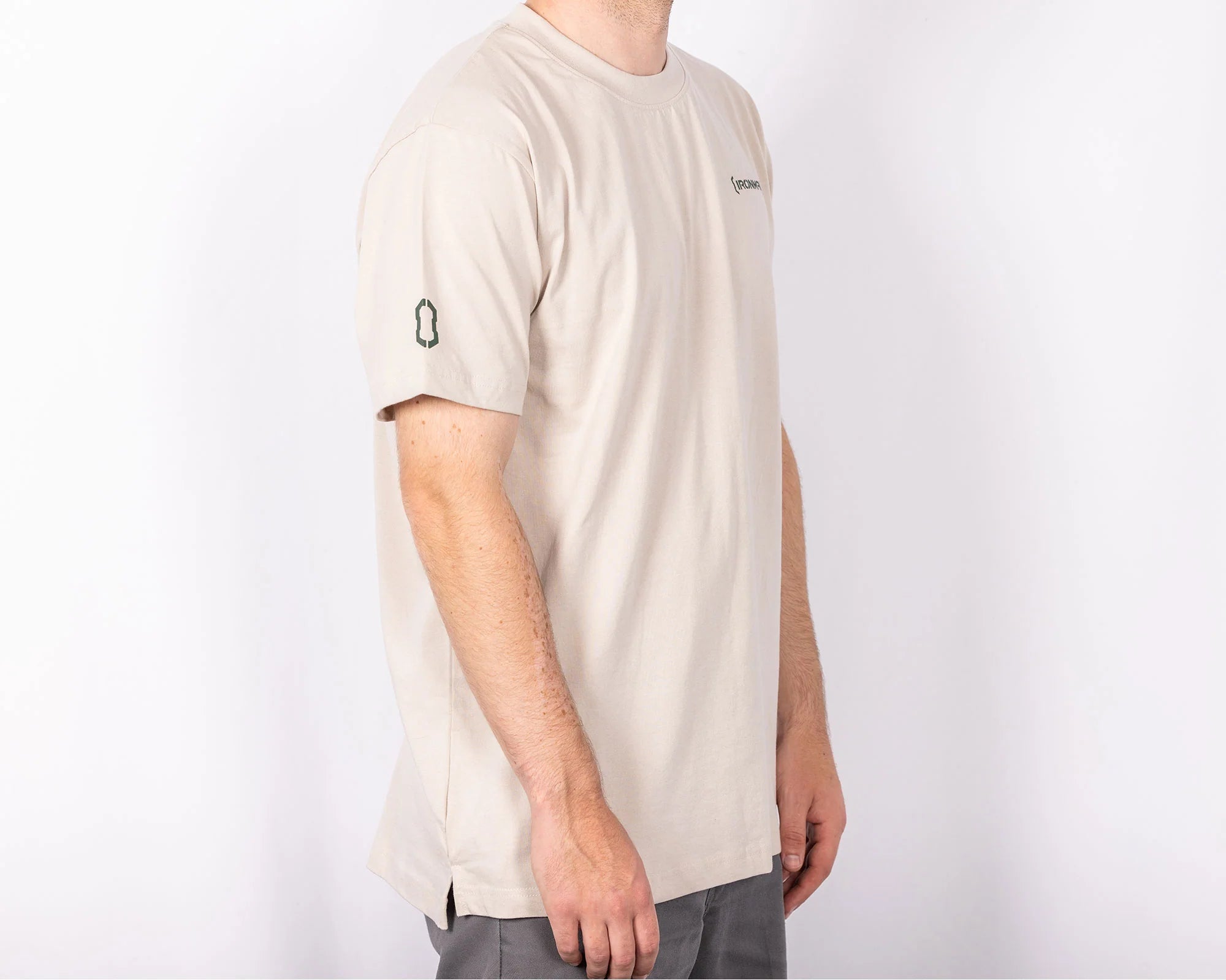 Mens Spine Tee (Bone)