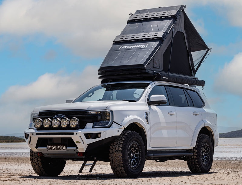 n_1200_Lightweight_Hardshell_Rooftop_Tent_-_Front_45 with Storage Plates