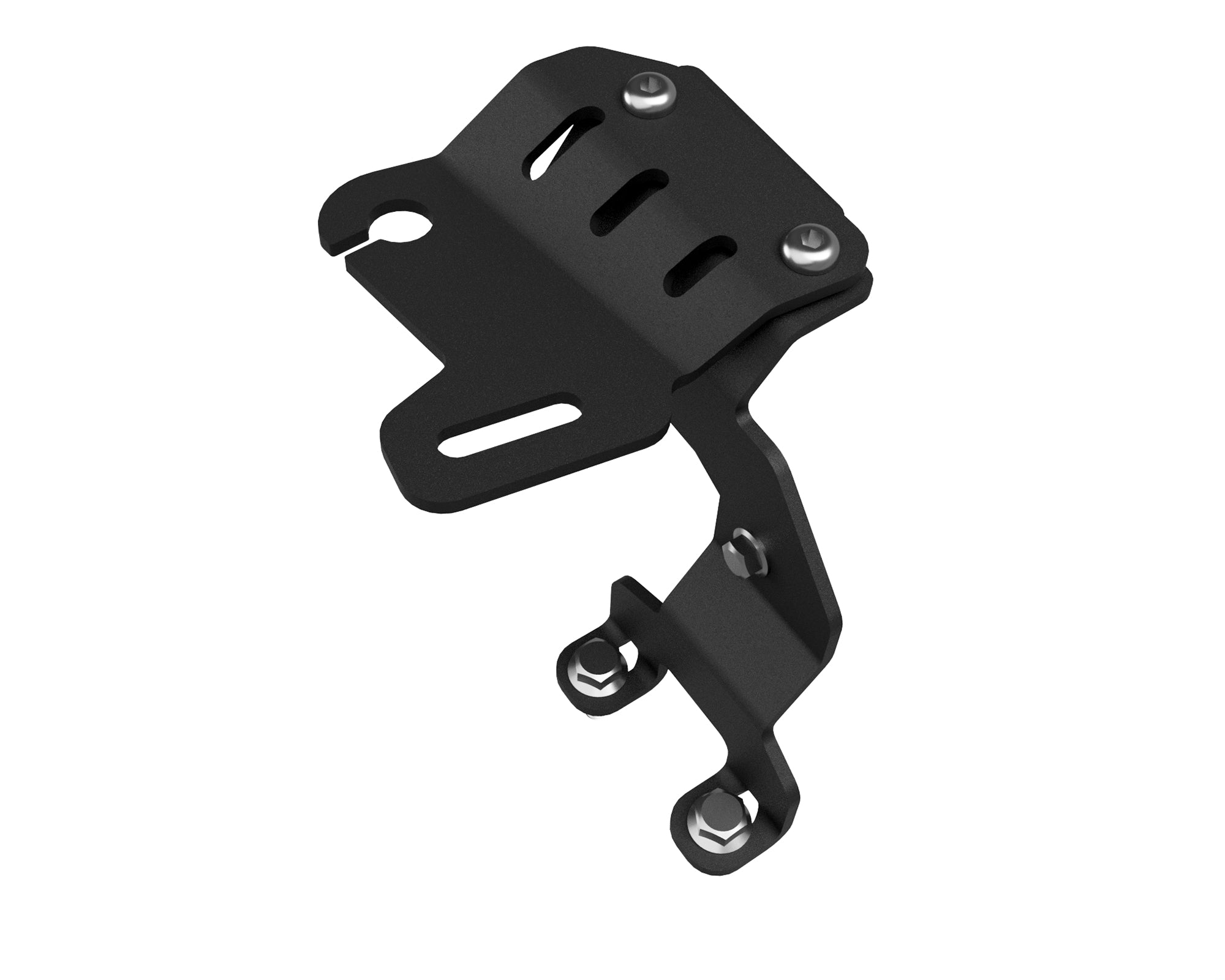 Pirate Camp Co. Bonnet Antenna Bracket with Ditch Light Mount - Driver Side