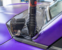 Pirate Camp Co. Bonnet Antenna Bracket with Ditch Light Mount - Passenger Side