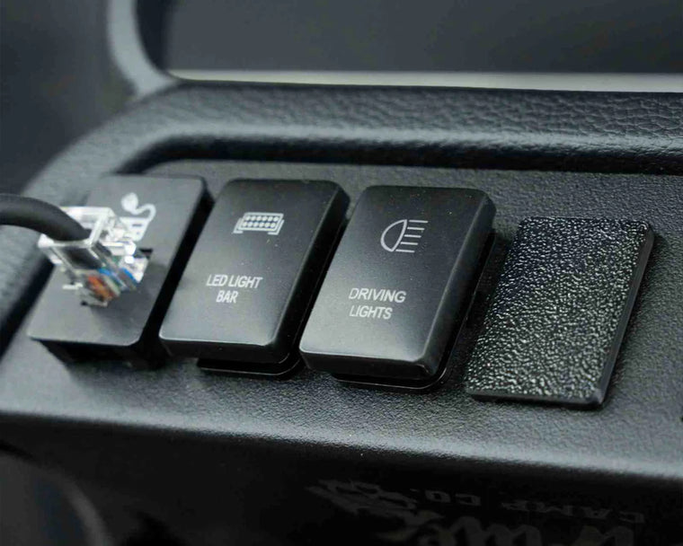 Pirate Camp Co. Switch Cavity Blanks for Dash Switch Clusters - Single