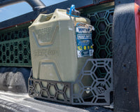 Pirate Camp Co. 20L Jerry Can Holder Tub Mount To Suit Spray In Tub Liner - Driver Side