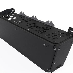 Pirate Camp Co. Cargo Bay Auxiliary Battery Mount With Power Panel - Medium Grey