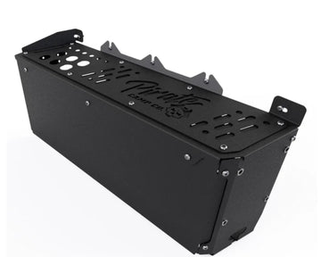 Pirate Camp Co. Cargo Bay Auxiliary Battery Mount With Power Panel - Medium Grey
