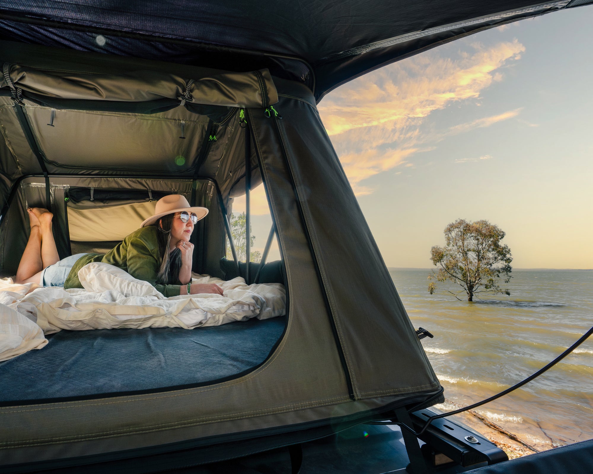 Softshell Canvas Rooftop Tent | CROSS 1200 by IRONMAN 4X4 - IRONMAN 4X4 ...