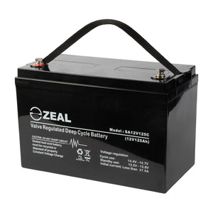 Zeal 12V125Ah Deep Cycle AGM