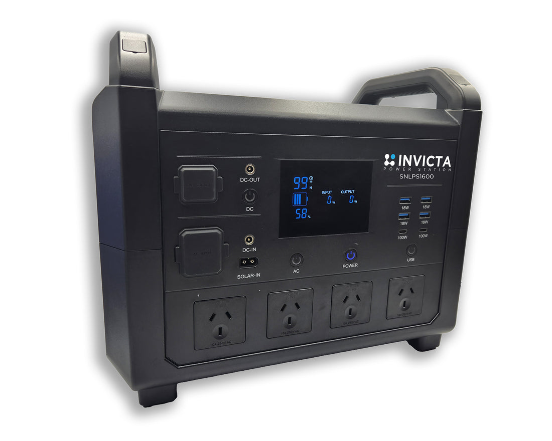 Invicta Portable 12V Lithium Power Station | 120Ah – IRONMAN 4X4 Australia