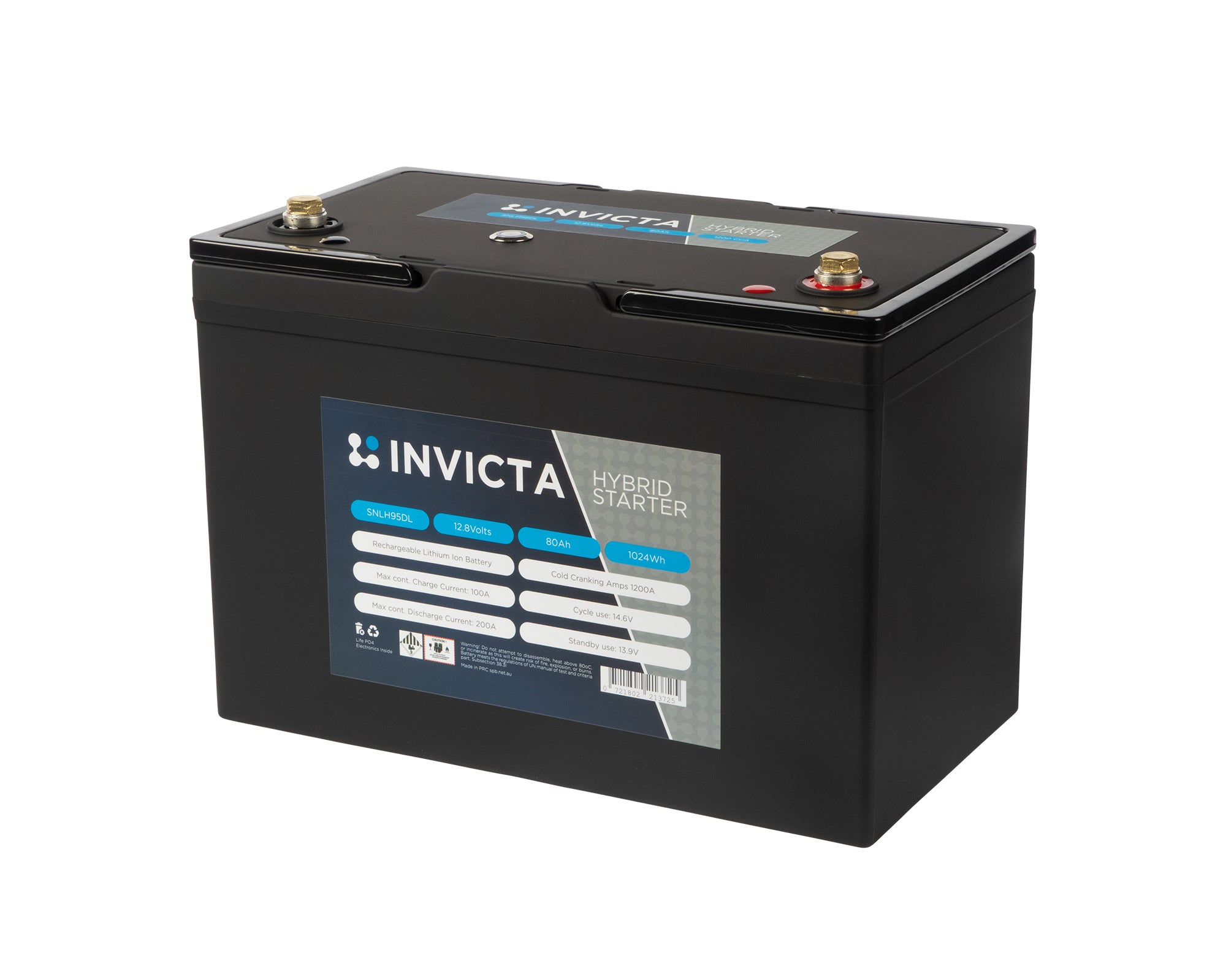 Invicta Hybrid Lithium 95D 12V 80Ah 1200CCA
