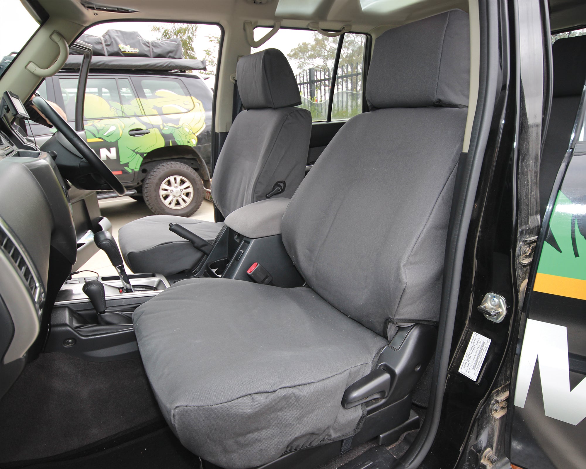 Canvas Comfort Console Cover - Front